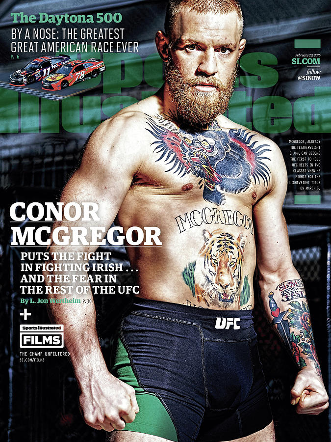 Conor Mcgregor Puts The Fight In Fighting Irish...and The Sports Illustrated Cover Photograph by Sports Illustrated