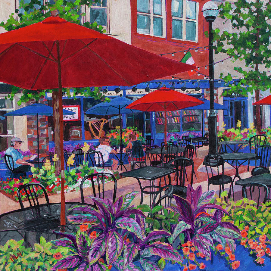 Conor O'neils Cafe Painting By Heather Nagy - Fine Art America