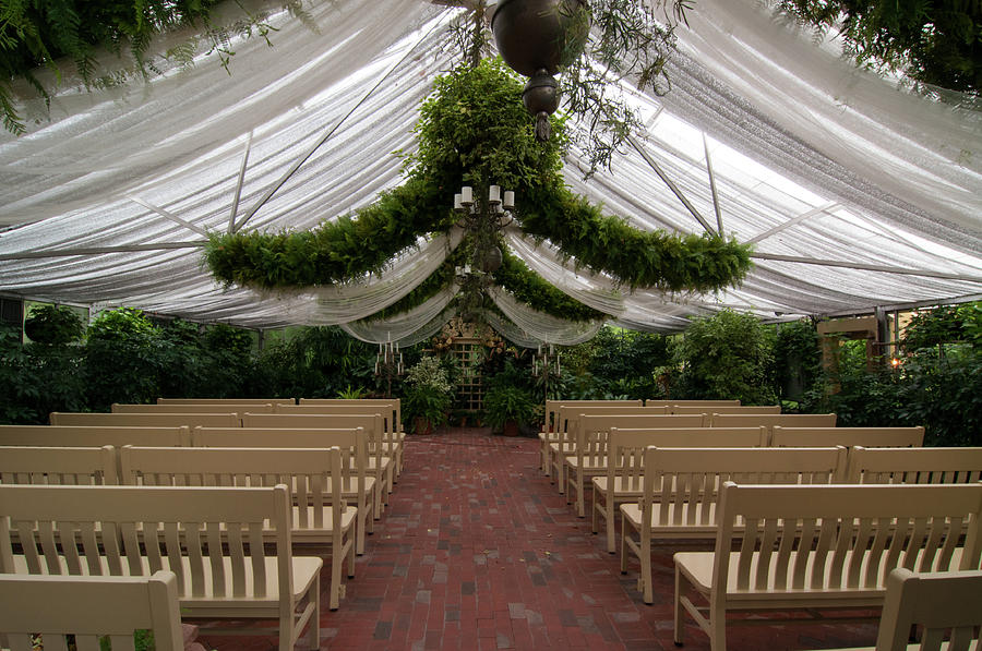Conservatory Wedding Chapel Photograph by Steve Stuller