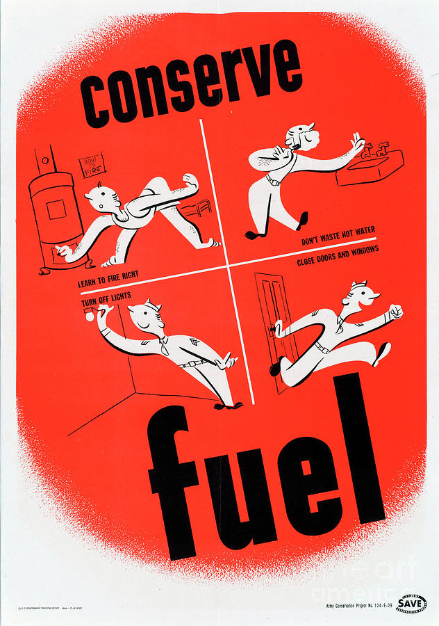 Conserve Fuel by Us National Archives/science Photo Library