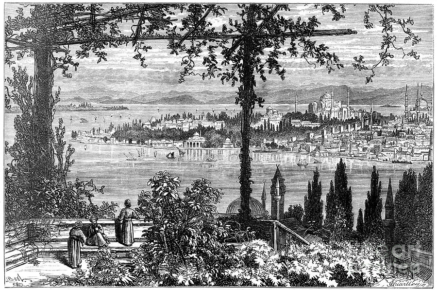 Constantinople, 1900 Drawing by Print Collector