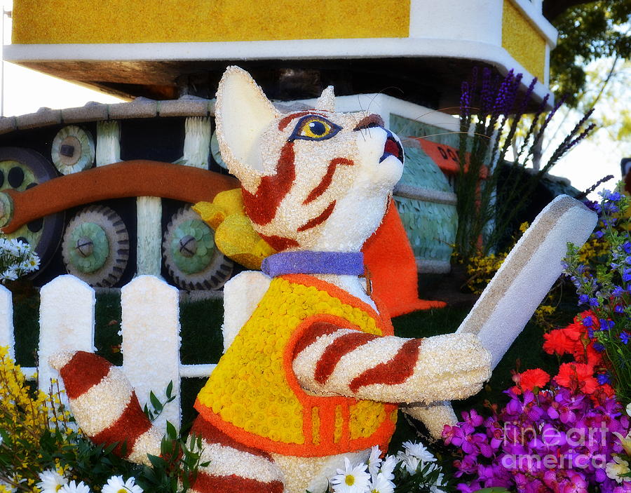 Flower Photograph - Construction Kitty by Tru Waters