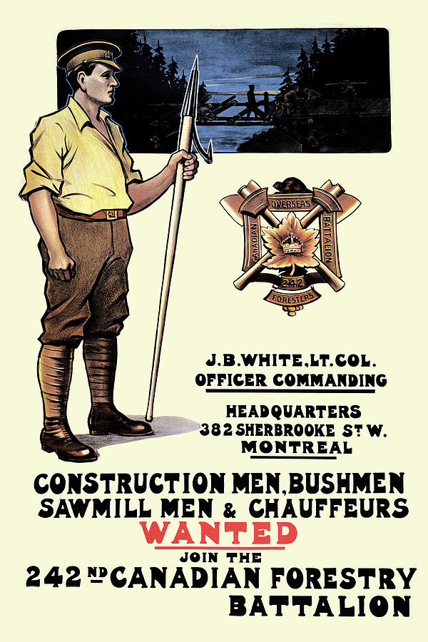 Bridge Painting - Construction men, bushmen, sawmill men & chauffeurs Wanted by The Mortimer Company
