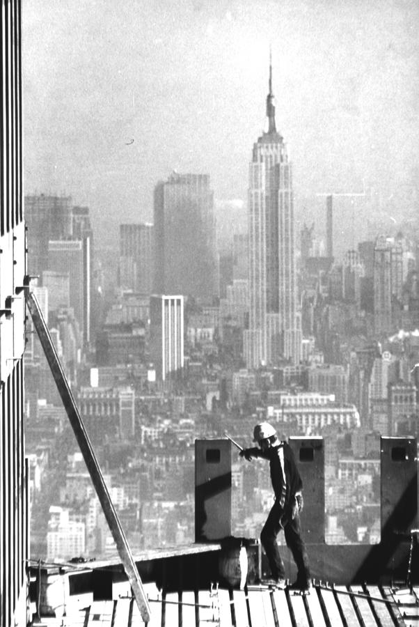 Construction Of The World Trade Center Photograph by New York Daily News Archive