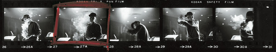 Contact Strip Of Entertainer Frank Photograph by John Dominis Contact Strip Of Entertainer Frank Photograph by John Dominis