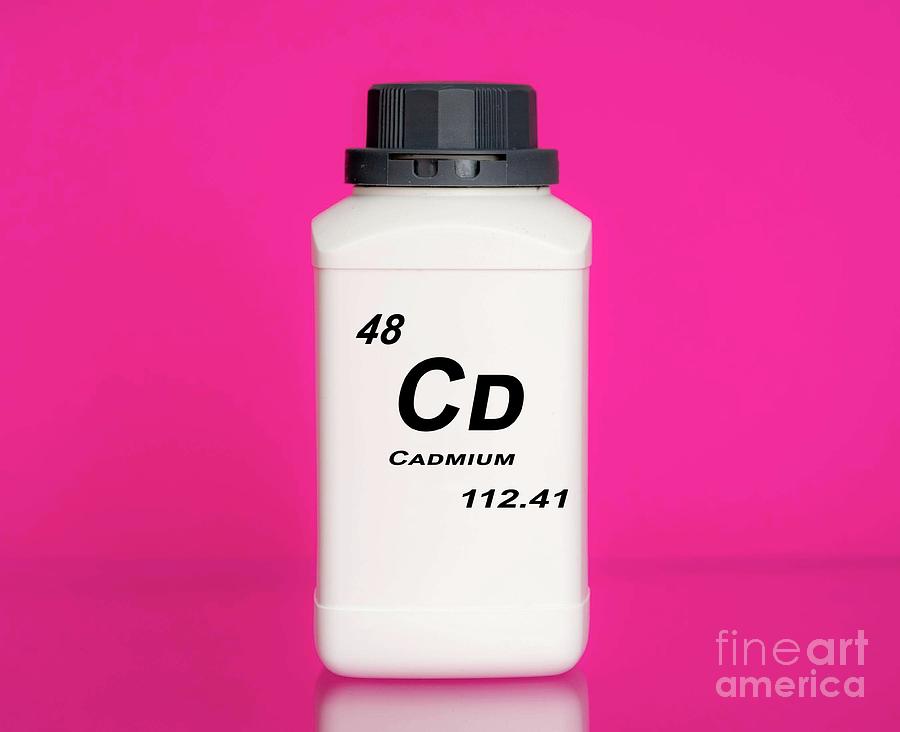 Container Of The Chemical Element Cadmium Photograph By Science Photo Library Fine Art America 4800