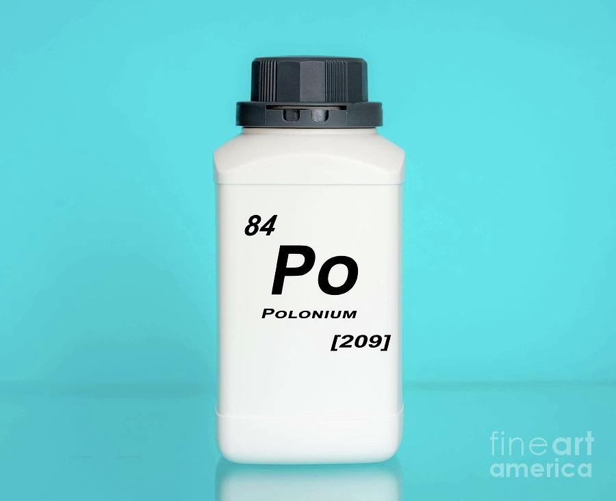 Container Of The Chemical Element Polonium Photograph by Wladimir Bulgar/science Photo Library