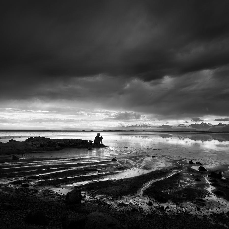 Beach Photograph - Contemplation by George Digalakis