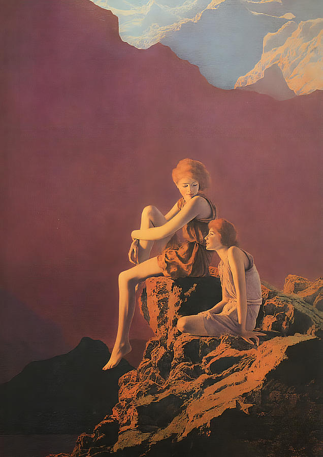 Contentment  Photograph by Maxfield Parrish