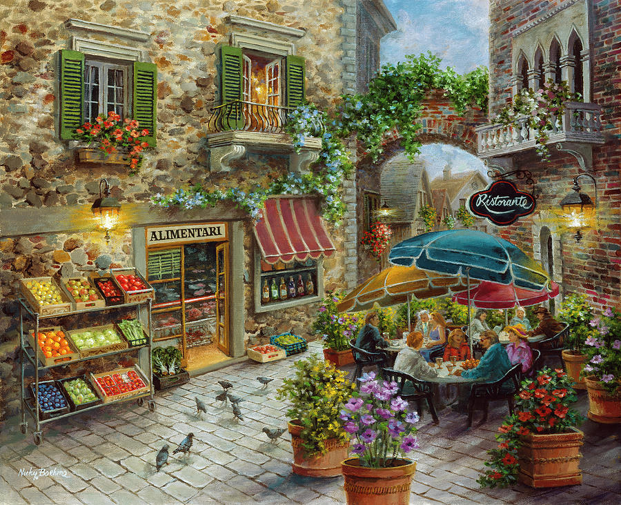 Landscape Painting - Contentment by Nicky Boehme