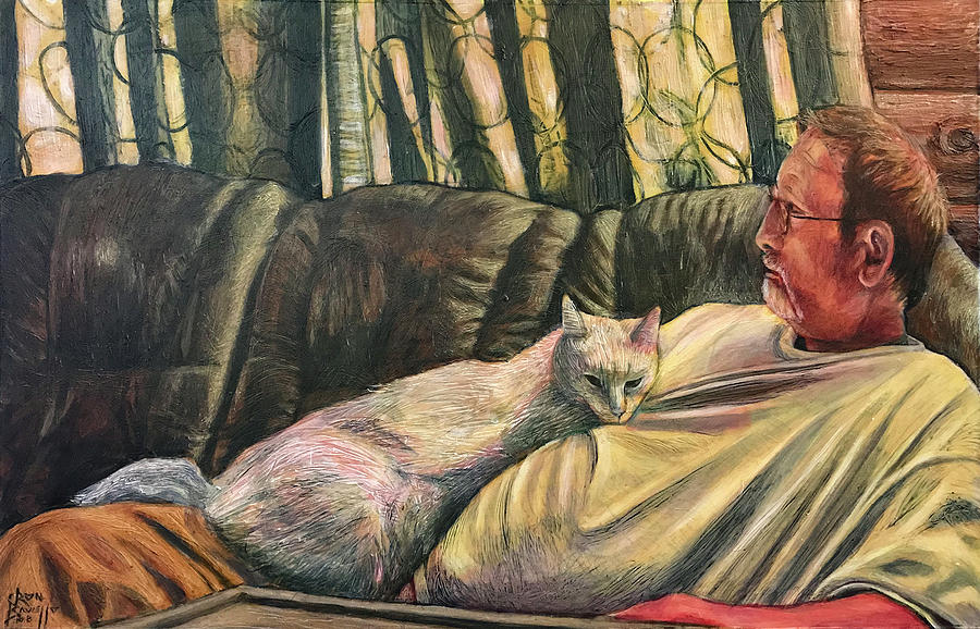Contentment_Portrait of David Smith by Ron Richard Baviello Contentment_Portrait of David Smith by Ron Richard Baviello