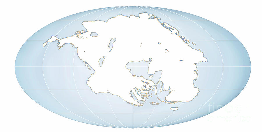 Continental Drift After 250 Million Years Photograph by Mikkel Juul Jensen / Science Photo Library