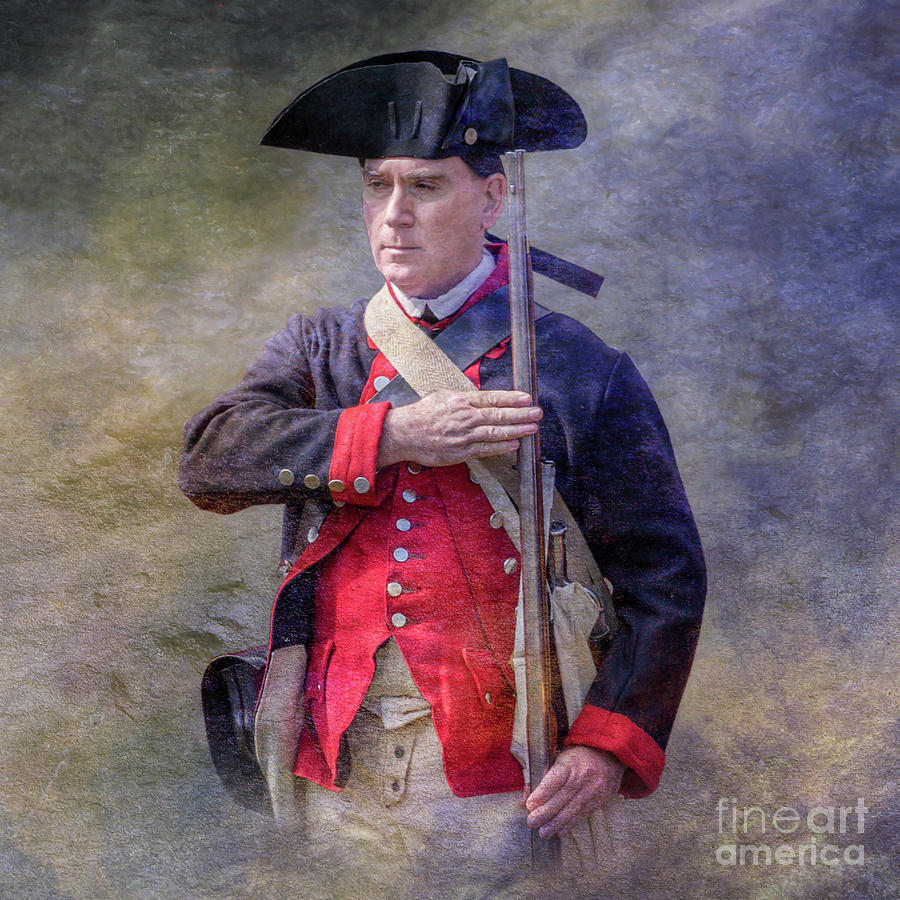 Continental Soldier American Revolution Digital Art by Randy Steele
