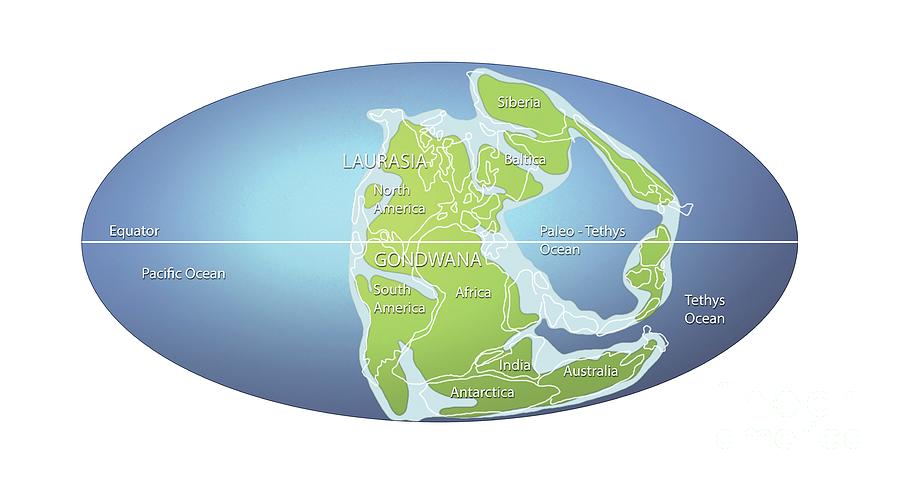 Continents Million Years Ago