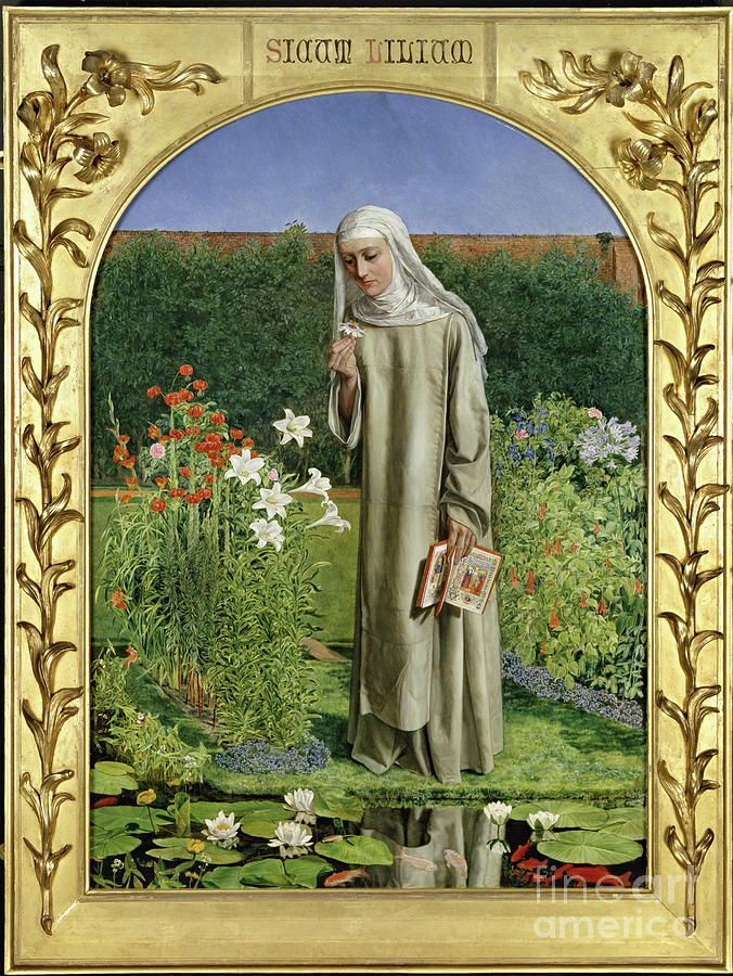 Convent Thoughts, 1850-51 Painting by Charles Alston Collins