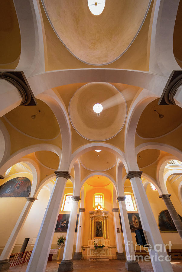 Convento de San Gabriel Ceiling Photograph by Inge Johnsson