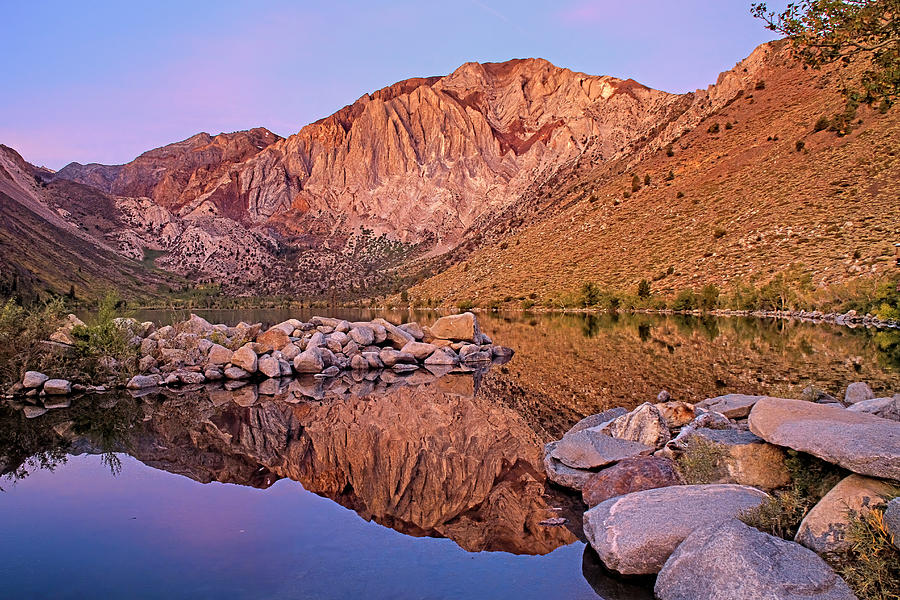 Mountain Photograph - Convict Lake by Donna Kennedy