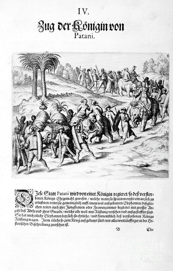 Convoy Of The Queen. 1606. Artist Drawing by Print Collector