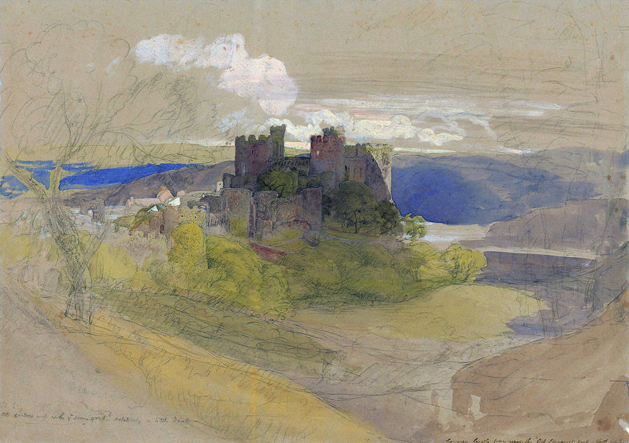 Conway Castle - Digital Remastered Edition Painting by Samuel Palmer