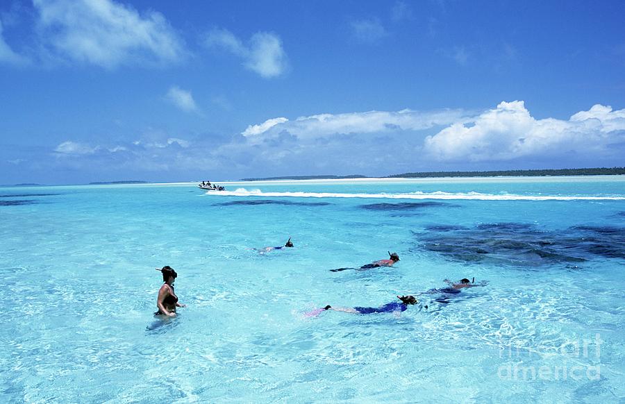 Cook Islands Lagoon Photograph by Andy Crump/science Photo Library