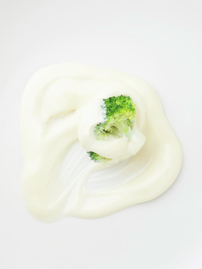 Cooked Broccoli With Mayonnaise Photograph by Yuichi Nishihata Photography