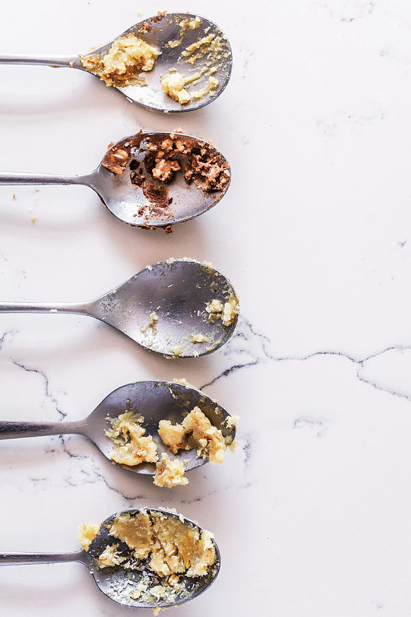 Cookie Dough On Spoons Photograph by The Kate Tin