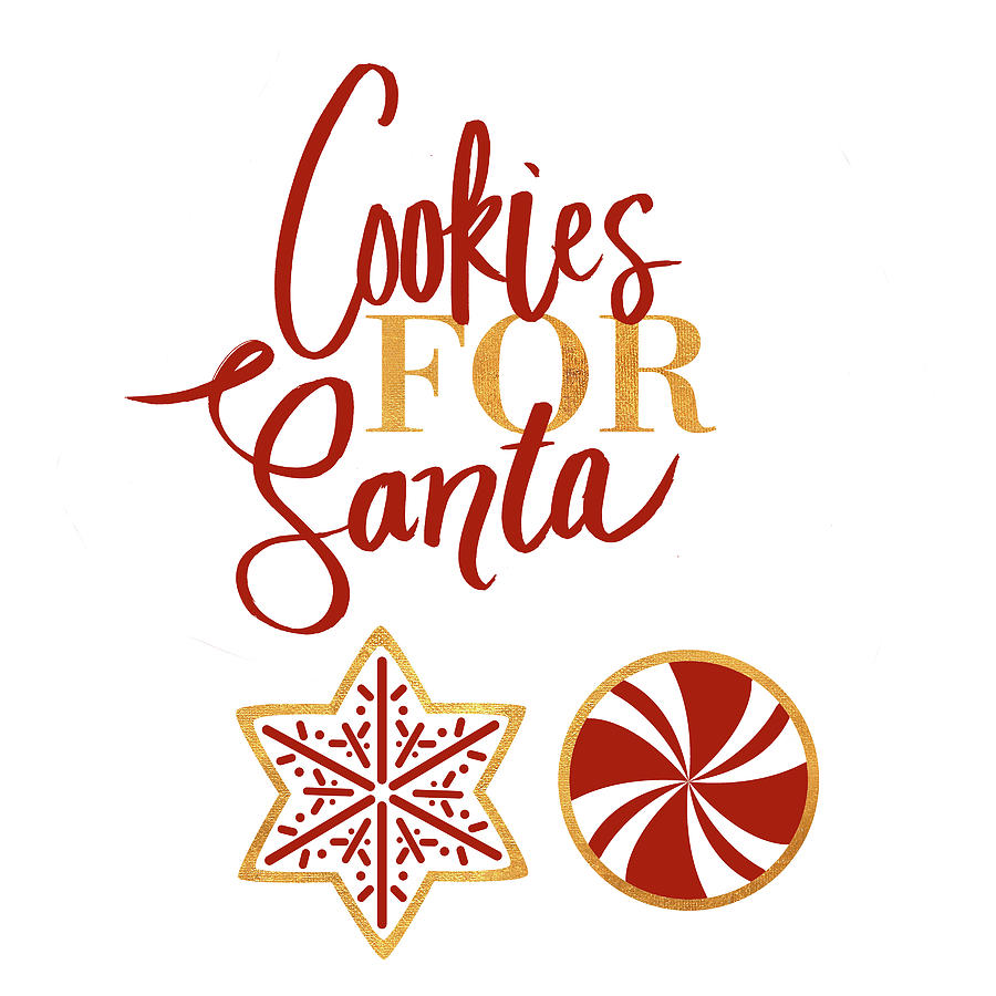 Cookie Painting - Cookies For Santa by Sd Graphics Studio