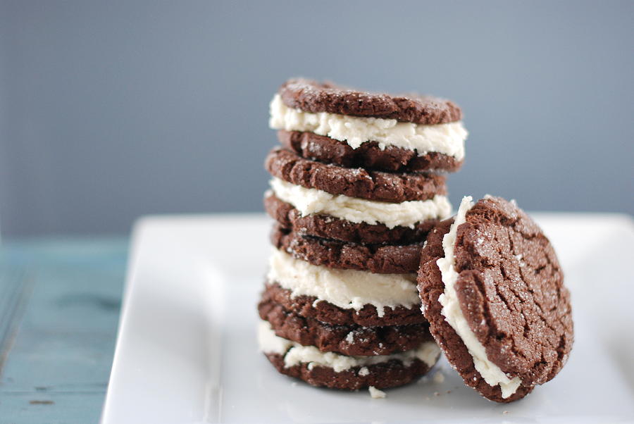 Cookies In Stack Photograph by Shawna Lemay