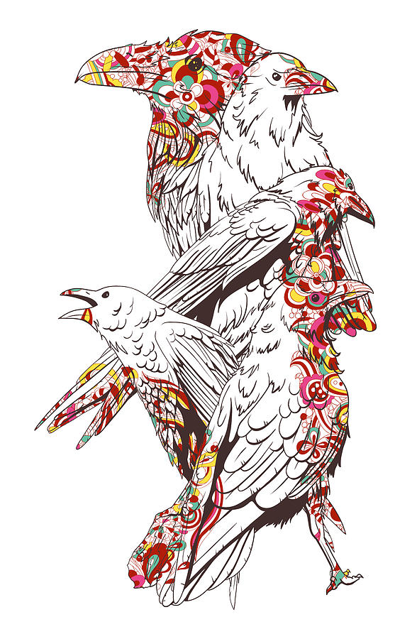 Cool Bird Illustration Digital Art by Matthias Hauser
