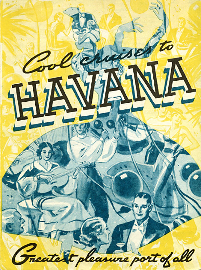 Cool Cruises to Havana Painting by Unknown
