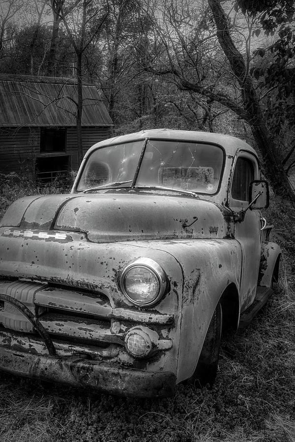 Cool Dodge in Radiant Black and White Photograph by Debra and Dave Vanderlaan