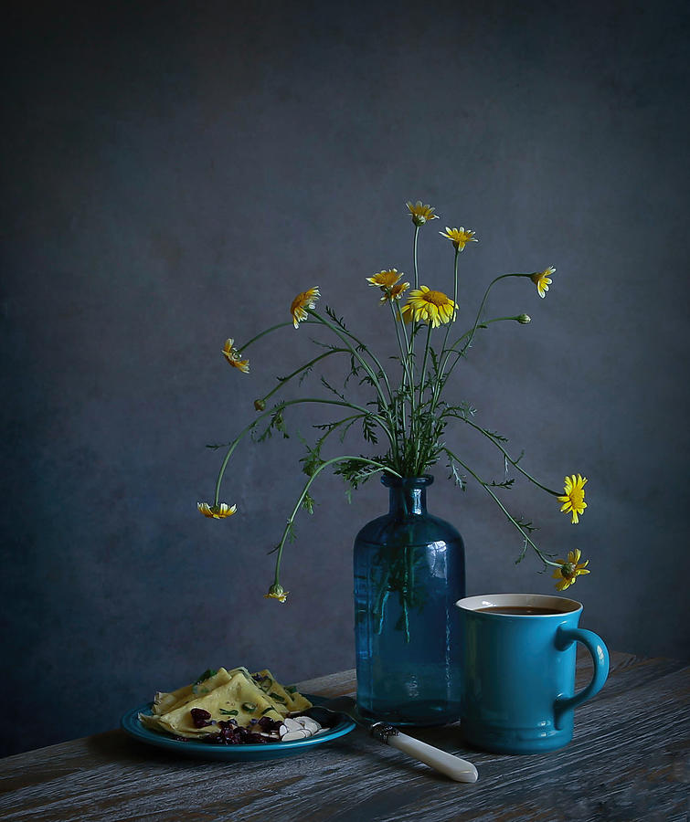 Coffee Photograph - Cool Morning by Fangping Zhou