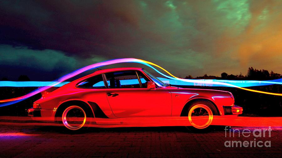 Cool Neon Sportscar Ultra HD Photograph by Hi Res - Fine Art America