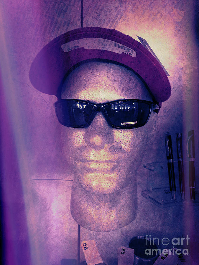 Hat Photograph - Cool Purple Dude by Elisabeth Lucas