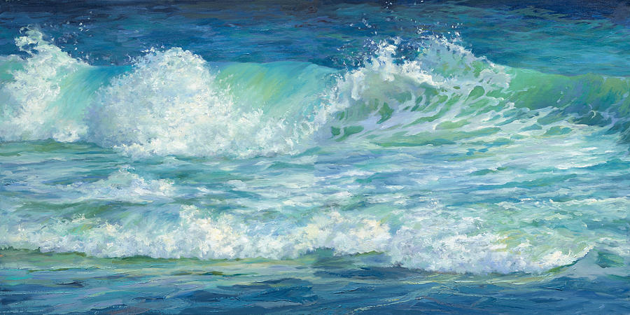 Cool Splash Painting by Laurie Snow Hein - Fine Art America