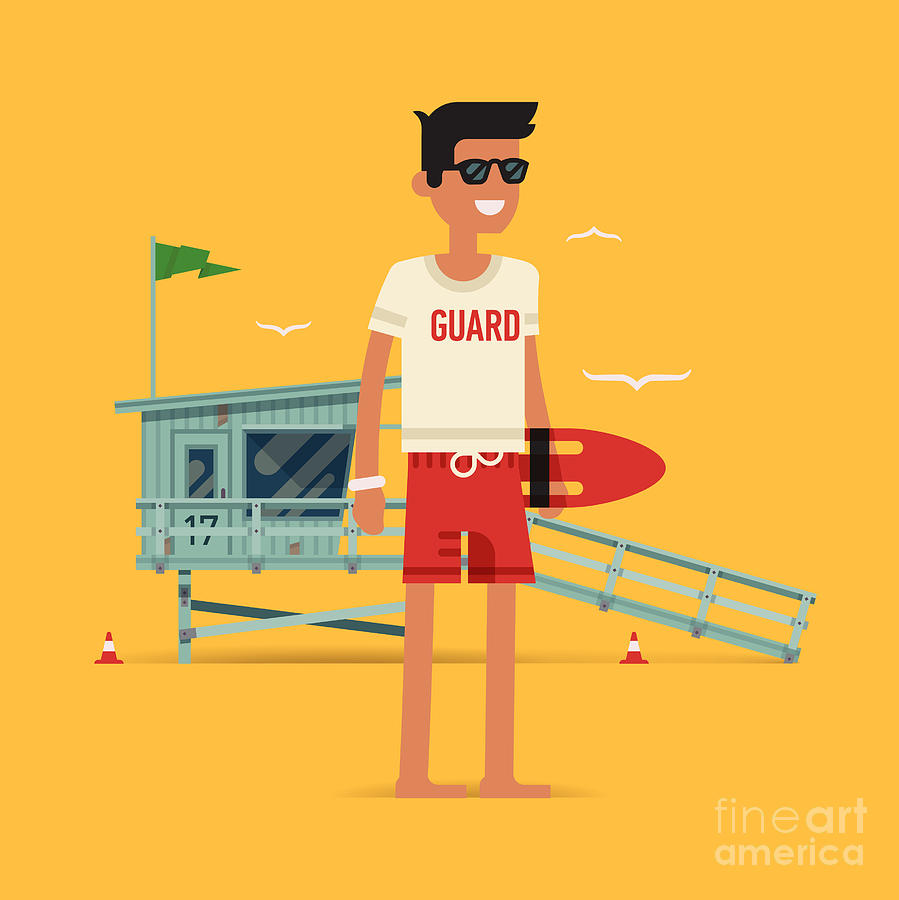 Symbol Digital Art - Cool Vector Modern Flat Character by Mascha Tace Symbol Digital Art - Cool Vector Modern Flat Character by Mascha Tace