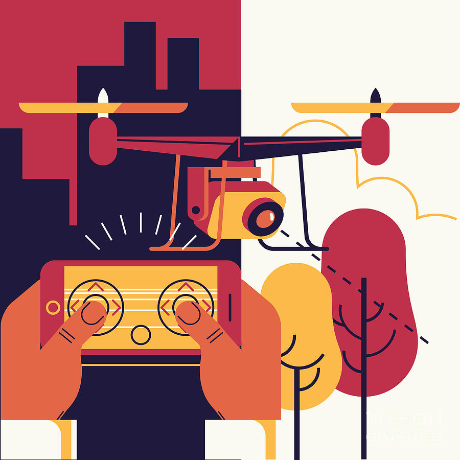 Rotor Digital Art - Cool Vector Trendy Flat Design by Mascha Tace Rotor Digital Art - Cool Vector Trendy Flat Design by Mascha Tace