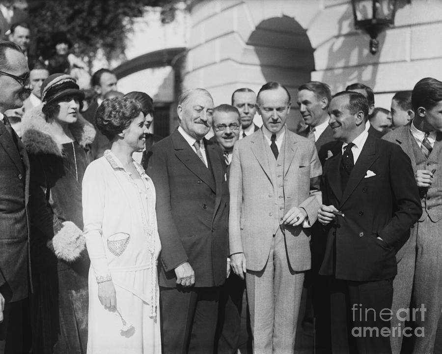 Coolidge Theatrical League Visits Photograph by Bettmann