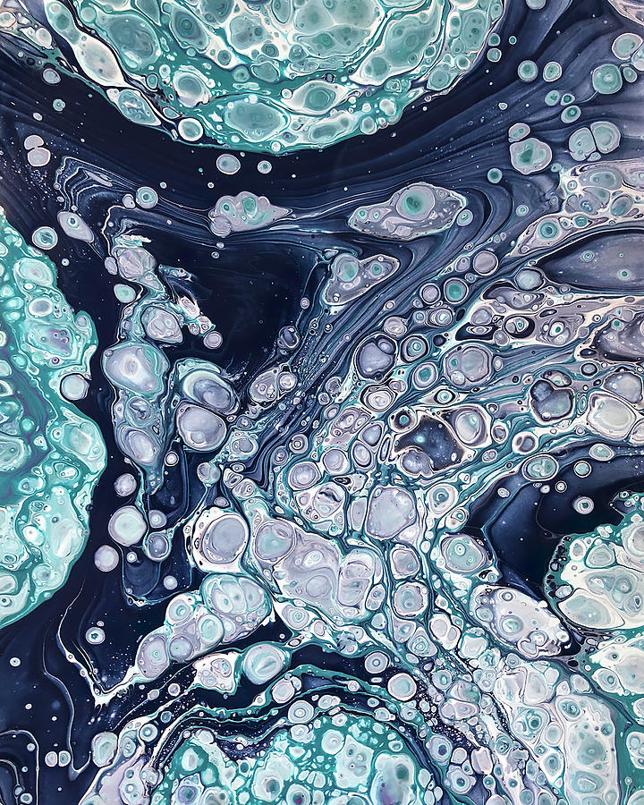 Abstract Painting - Cooling Off by Teresa Wilson by Teresa Wilson