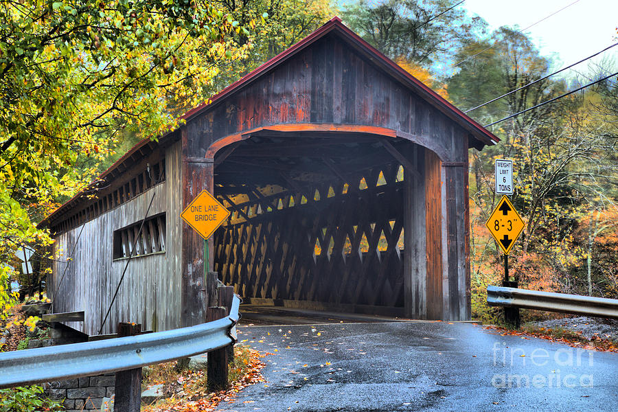 Coombs Covered Bridge Photograph by Adam Jewell