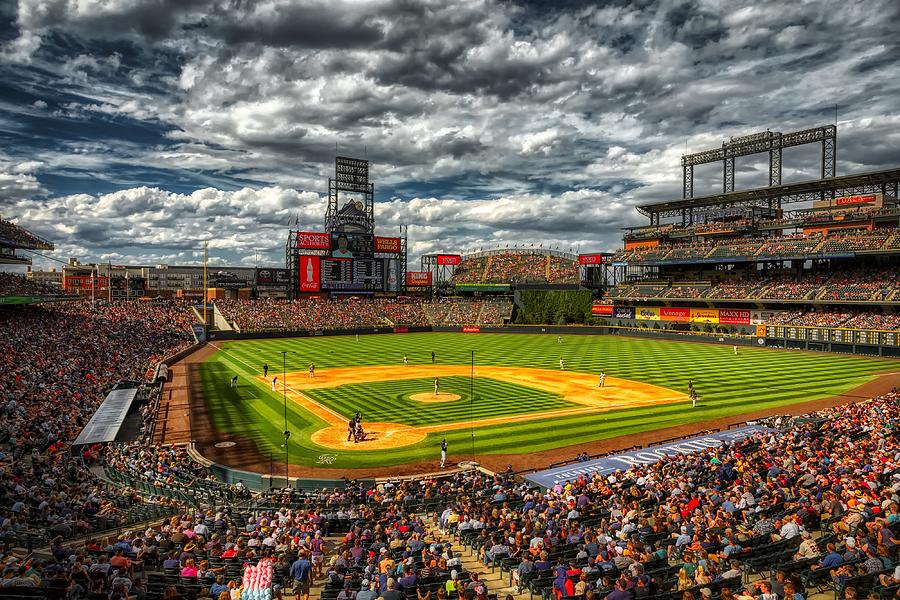 Coors Field Colorado Rockies Denver Baseball Photograph by Movie Poster Prints