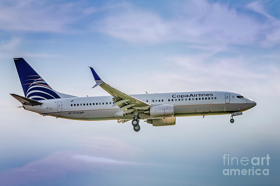 Airplane Photograph - Copa Airlines Boeing 737NG by Rene Triay FineArt Photos