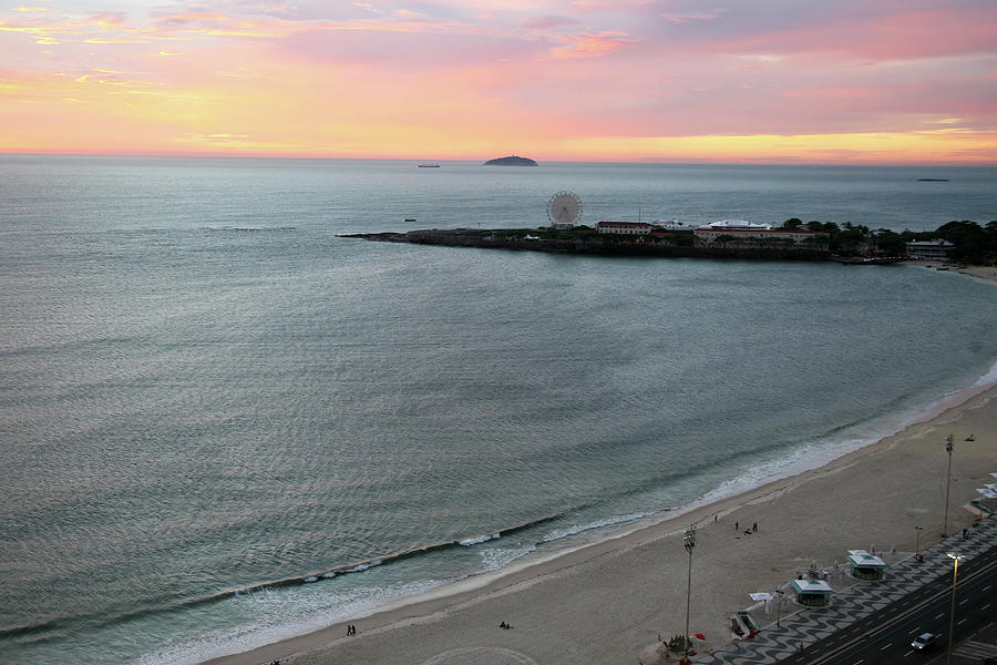 Copacabana Sunset Photograph by Msnancy