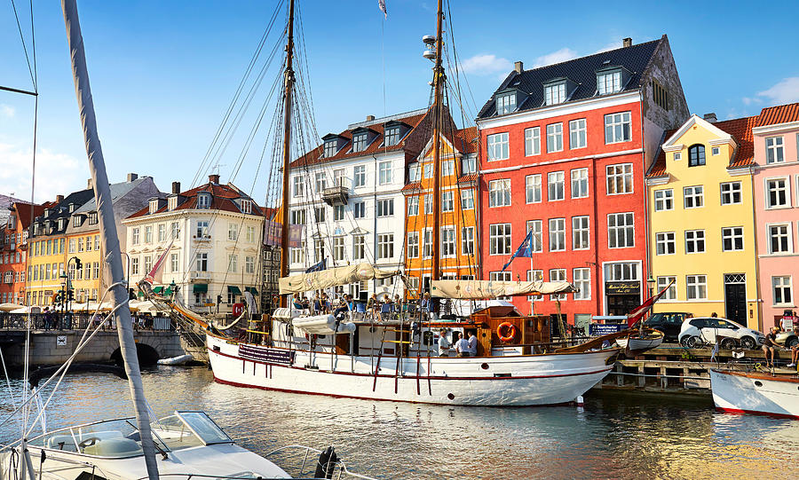 Architecture Photograph - Copenhagen Old Town, Denmark - by Jan Wlodarczyk