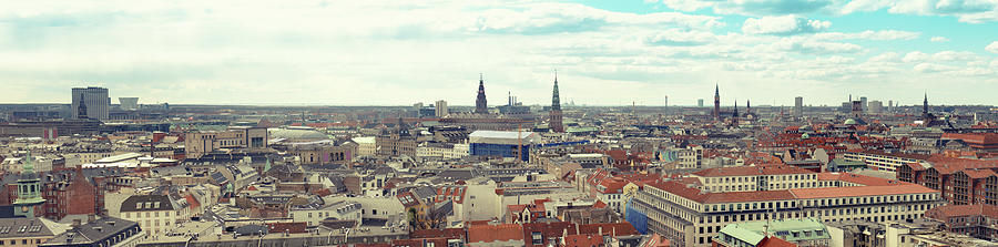 Copenhagen Panoramic Aerial View Photograph by Franckreporter