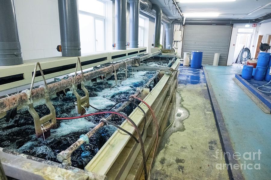 Copper Plating Factory Photograph by Lewis Houghton/science Photo ...