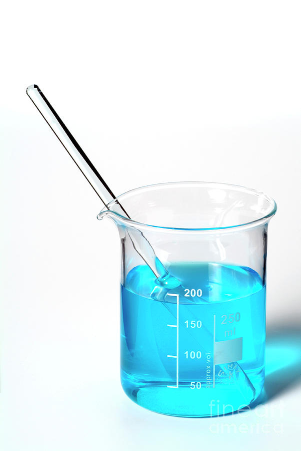 Copper Sulphate Solution Photograph by Martyn F. Chillmaid/science Photo Library