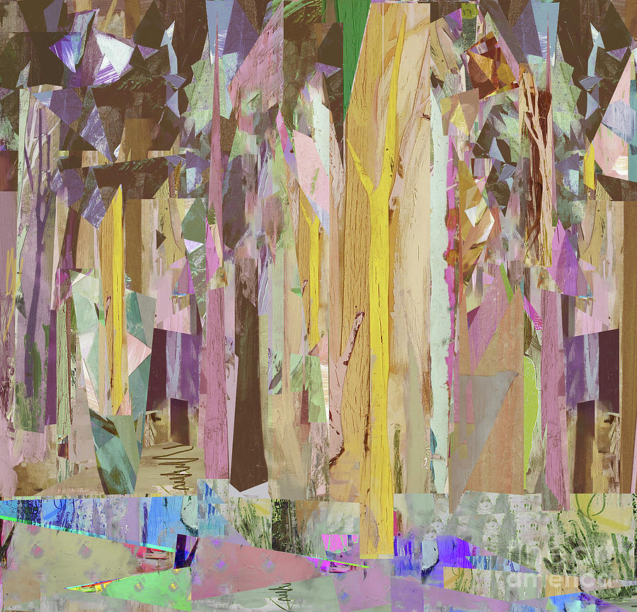 Copse, Fragments Painting by David Mcconochie
