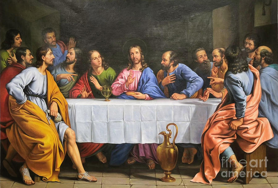 Copy painting artwork - The last supper Painting by Hongtao Huang