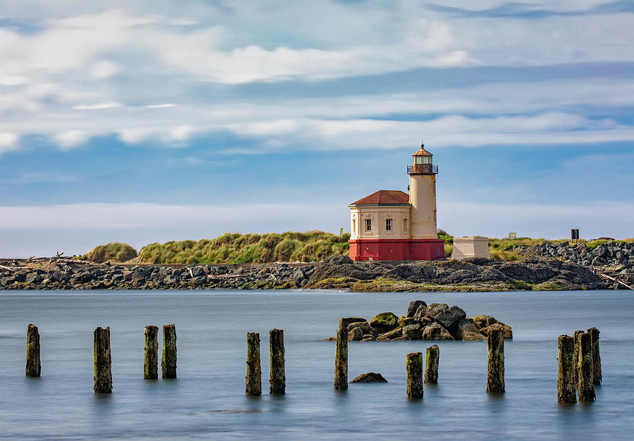 Coquille River Lighthouse Photograph by Jerry Fornarotto
